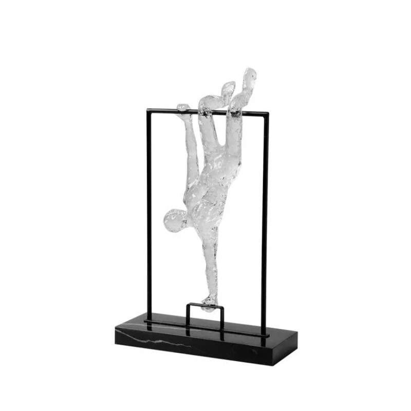 

Modern Art Home Creative Transparent Figure Sculpture Ornament Sales Office Model Room Tabletop Ornament