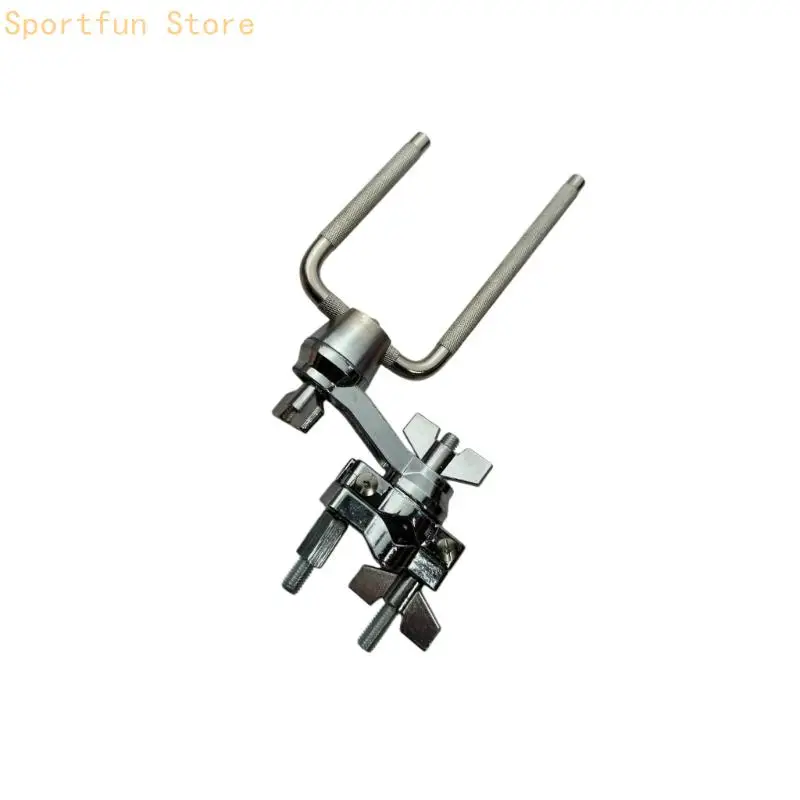 Percussion Hardware Mounting Clamp with U-Shaped Drum Support Bracket for Practice Use, Rehearsal Rooms and Play X7JD