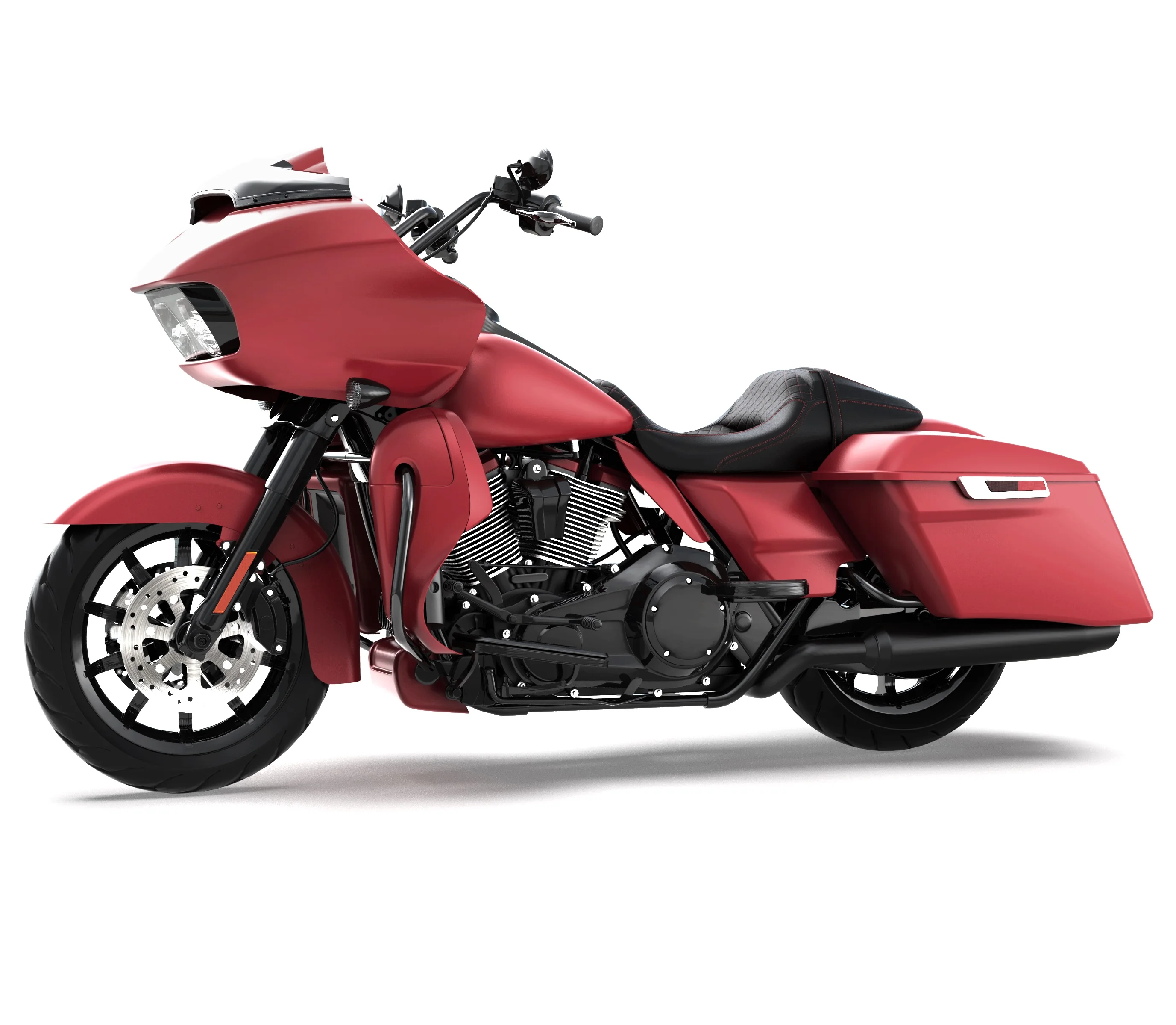 HR3 Wicked red Body kit fairing kit Saddlebag Fender Gas Tank Fit For Harley Road glide Special 14-20