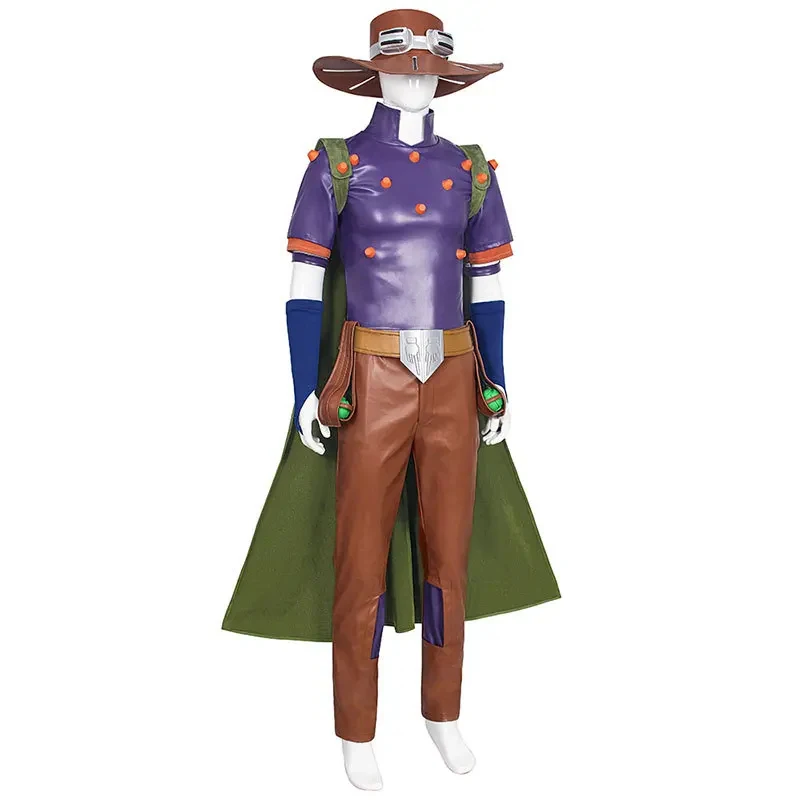 3'x,4'f\6/Gyro Zeppeli Cosplay Costumes Anime STEEL BALL RUN Goal Role Play Uniform Halloween Party Outfit For Menf;5,b'7\k.