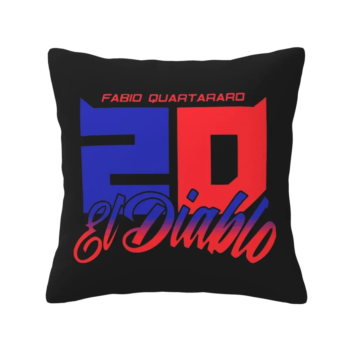 Fabio Quartararo El Diablo Number 20 Square Pillowcase Pillow Cover Cushion Decor Comfort Throw Pillow for Home Living Room