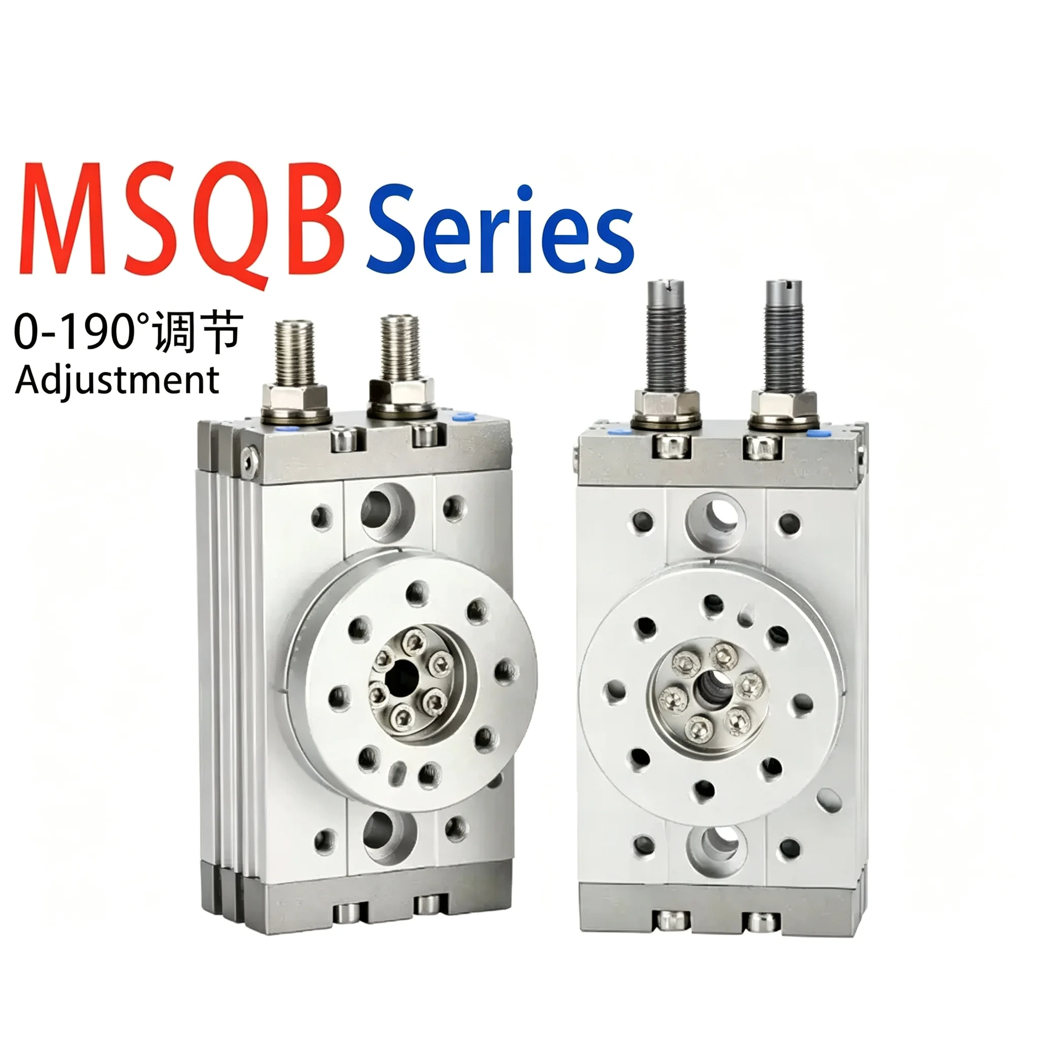 Adjustable Swing Rotary Cylinder 0-180° MSQB10A 20A 50A 75 100 Manipulator Gear Actuators for Industrial Use