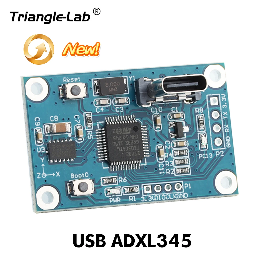 R Trianglelab USB adxl345 Accelerometer for kilpper Input Shaper auto-calibration usb interface 3D Printer