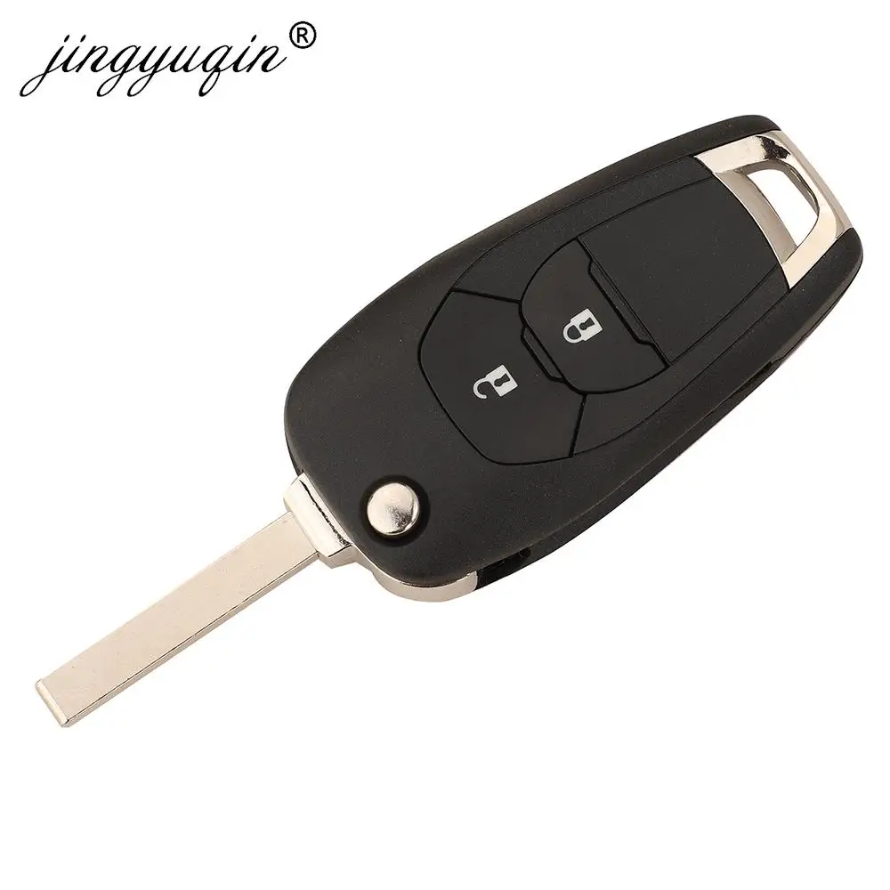 jingyuqin Car Remote Control Flip Key Fit For Chevrolet Cruz 2015 Trax Sonic Spark Onix 2021 433Mhz FSK 4A Chip Original PCB