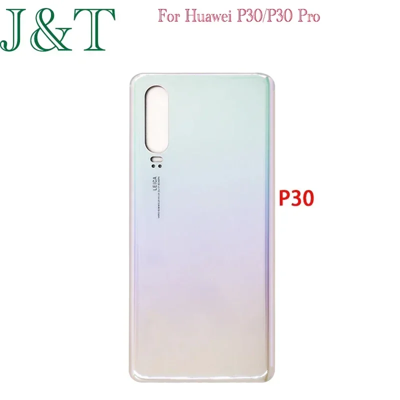 New P30 Rear Housing Case For Huawei P30 Battery Back Cover Rear Door P30 Pro Glass Panel Adhesive Sticker Replace