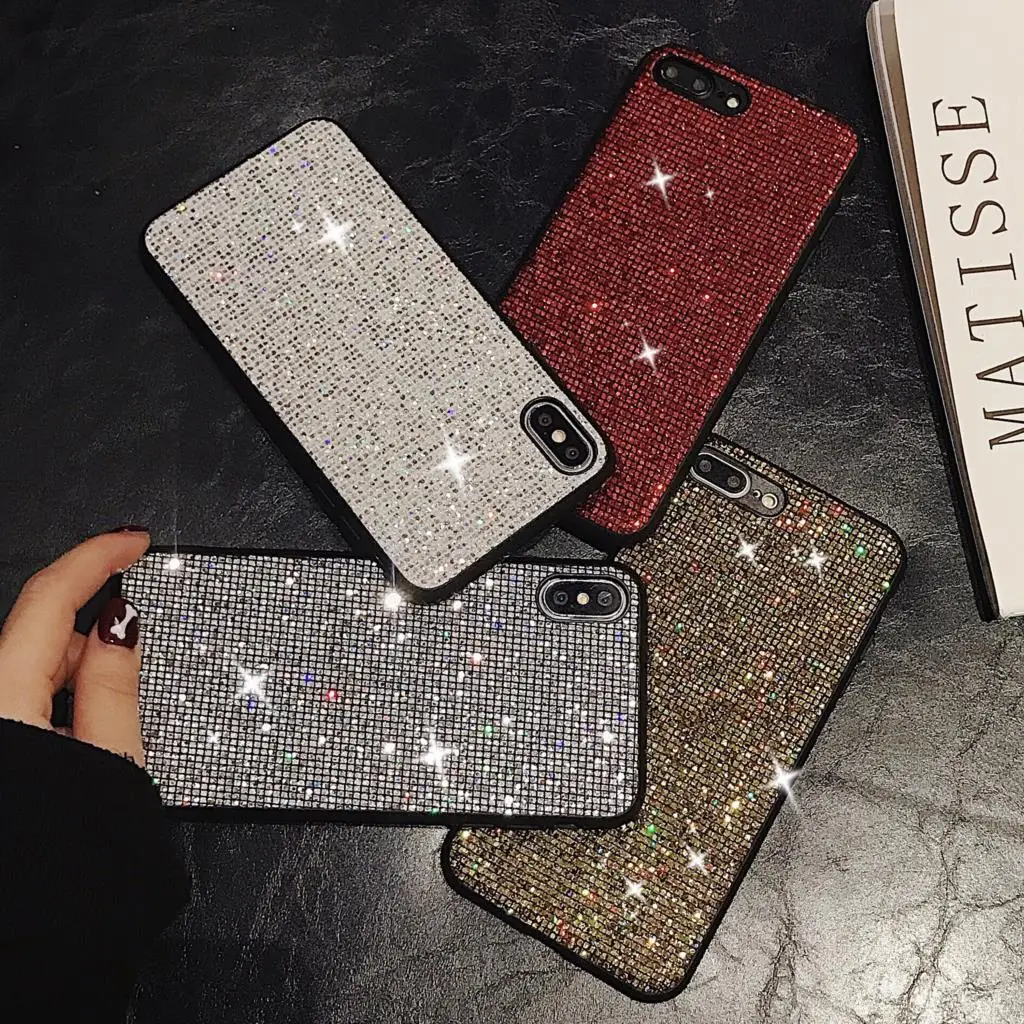 Luxury Shiny Case For Samsung Galaxy A70 A50 A51 40 30 20 10 A21S a20e A10S A20S S8 S9 S10 S20 Plus Back Cover Funda Bling Coque