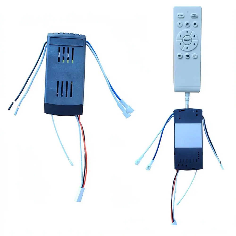 Smart Ceiling Fan Remote Control 24V DC Motor Wireless Transmitter Receiver 6 Gears Adjustable Fan Regulator
