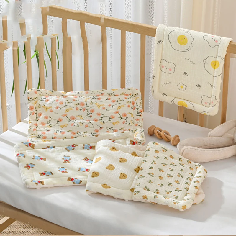 

General Infant Pillow Napping for Newborn Sweat Absorption Breathable Cushion Cotton Baby 0-12 Months Universal Pillow