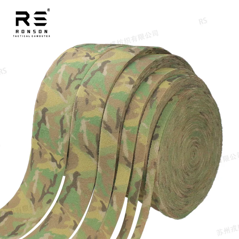 MC CP Camouflage 100% Nylon Loop 1/1.5/2/4/6 Inch Infrared Reflective Tape Camouflage Reusable for Tactical Gear in Stock