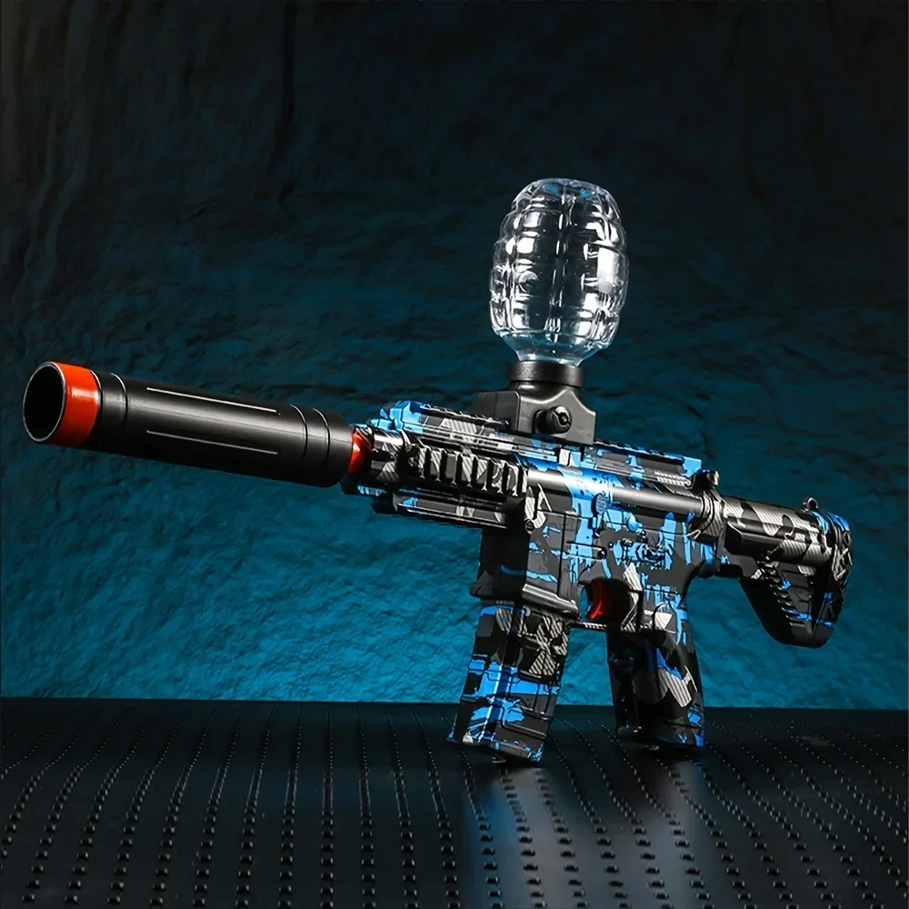 Jogo ao ar livre arma elétrica brinquedo contínuo automático bala de água airsoft armas pistola splatter arma cs armas de brinquedo para adultos crianças
