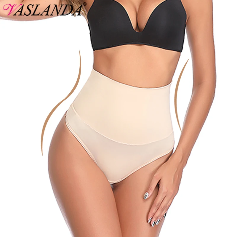 

Women Thong Panty Shaper High Waist Tummy Control Panties Slimming Underwear Waist Trainer Shaping Briefs Butt Lifter Lingerie
