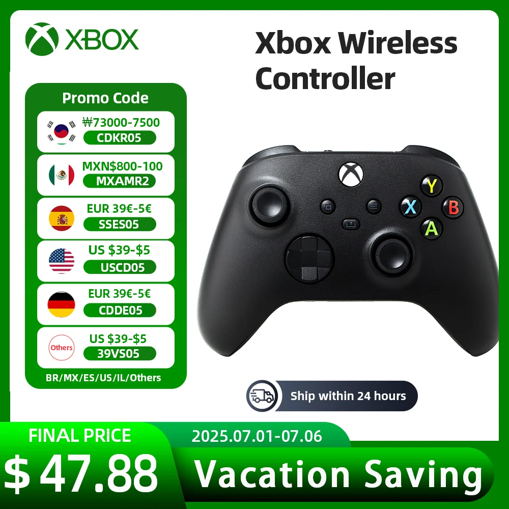 Беспроводной контроллер Microsoft Xbox Core Carbon Electric Volt Белый Черный для Xbox Series X Xbox Series S Контроллер Xbox One
