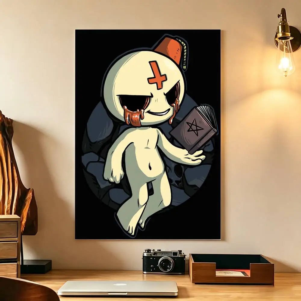 game T-The Binding of Isaac Poster Waterproof Wall Art Sticker For Bar Living Room Vintage Decor High Quality Print Gift