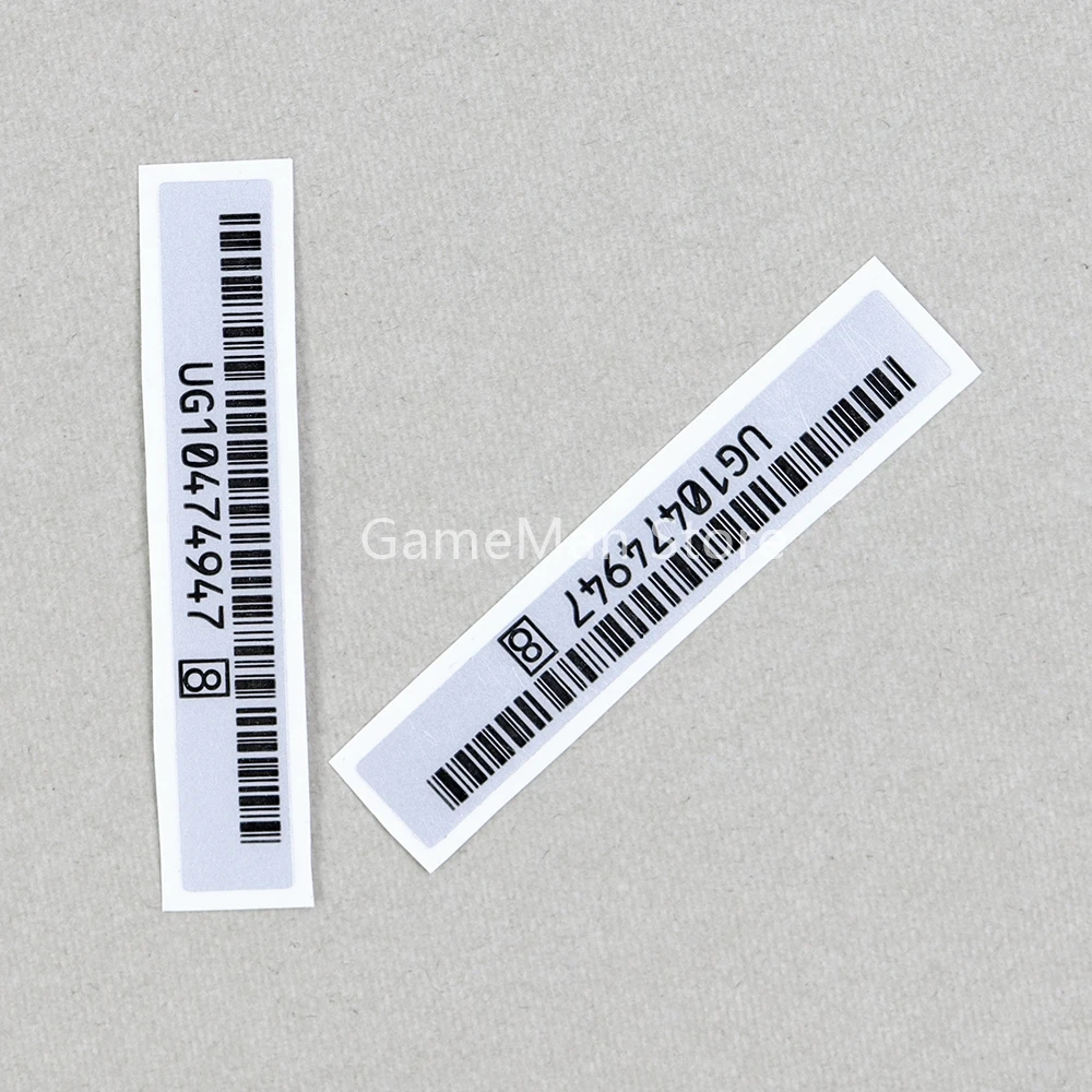 5pcs For NDSL 3DS 3DSXL NEW 3DSXL NDSIXL Housing Shell Back Lable Sticker Barcode