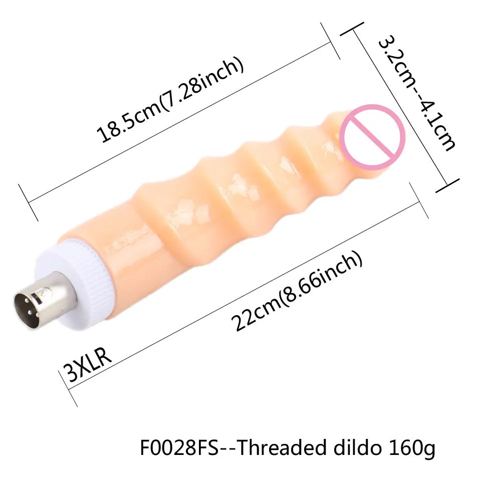 FREDORCH Realistic Penis Medical Silicone Material Dildo Womens Masturbation Device Sex Toy 3XLR Connector Accessories