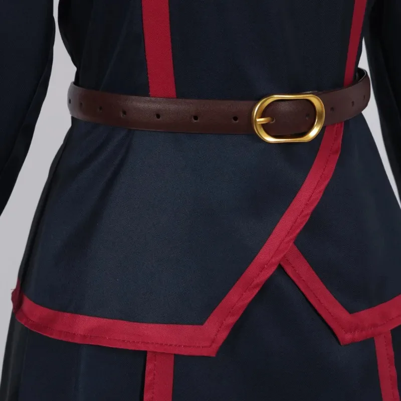 애니메이션 마토 세이헤이 노 슬레이브 야마시로 렌 코스프레 의상 유니폼 레드 케이프 풀세트 여성 섹시 의상 카니발 파티 드레스