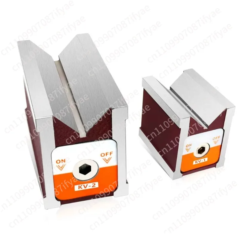 KV-2 Magnetic Triangular Table Right Angle Magnetic Base Laser Machine V Type Magnetic Block Wire Cutting Magnet 12K CH