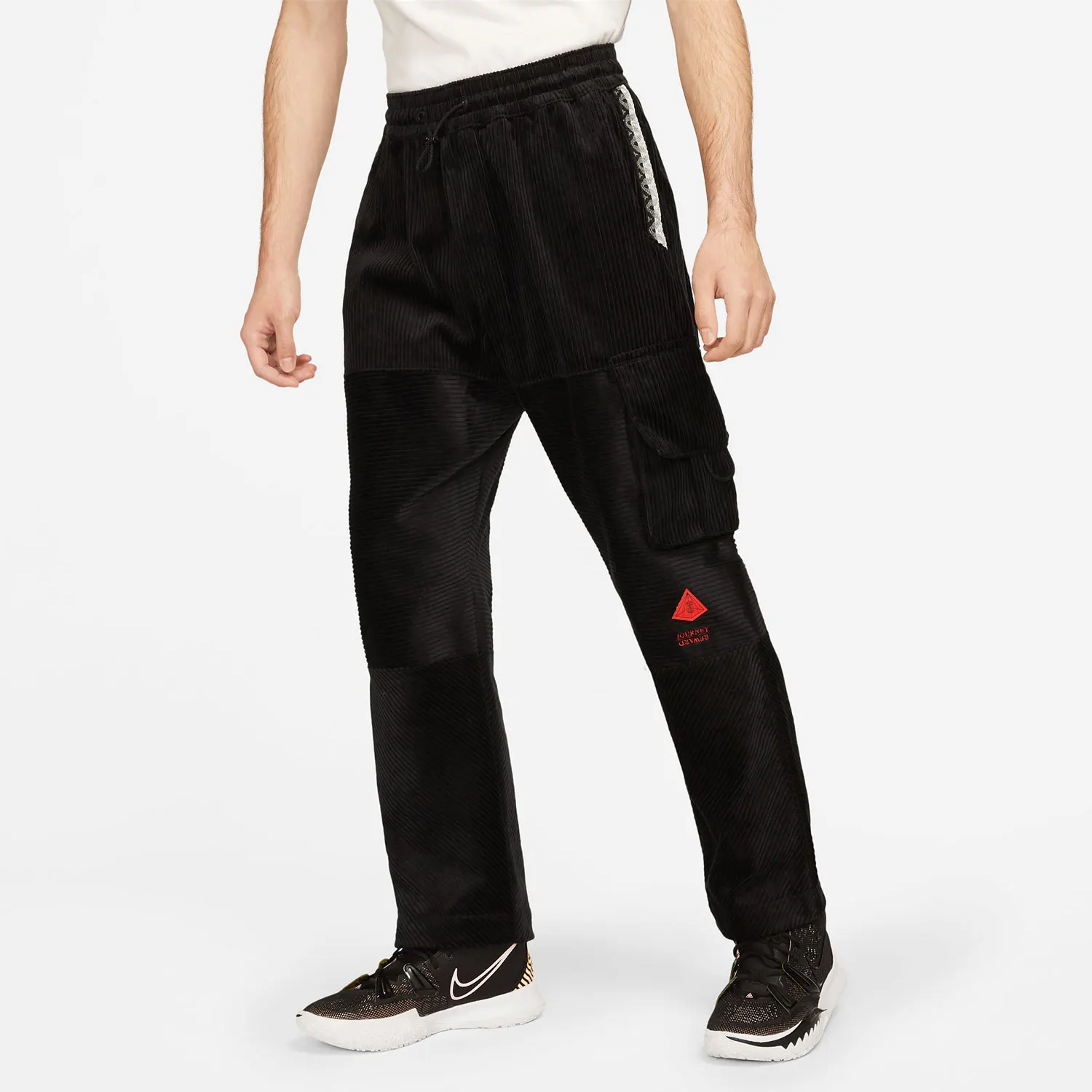 Nike genuine KYRIE winter and spring new men's loose workwear pants DA6686-010