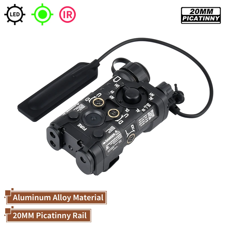 CNC WADSN Airsoft Tactische Volledig Metalen MAWL C1+ NGAL DBAL PEQ PERST-4 Laser Rood Groen Blauw IR Laser Richtkijker Metalen Versie SF M300