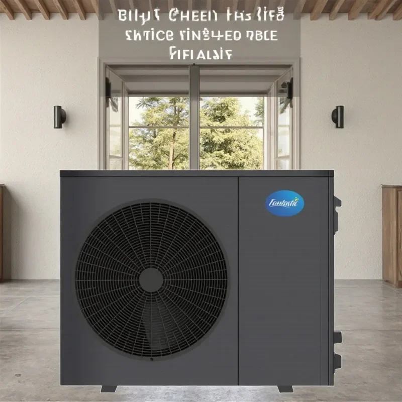 North America Certified High Efficiency 10KW Electric  Inverter Heat Pump Air-to-Water Temperature Contro