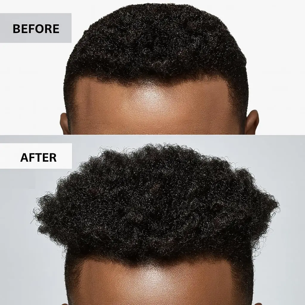 Gummi-Lockenbürste: Twist King Schwamm für Afro-Haar, Waschbarer Locken-Schwamm Styling-Tool Langlebiger Lockenkamm – Detail 5