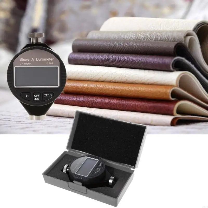02DB Digitale Durometer Shore Een tester Rubberhardheidsmeter 0 ~ 100ha voor plastic Leath