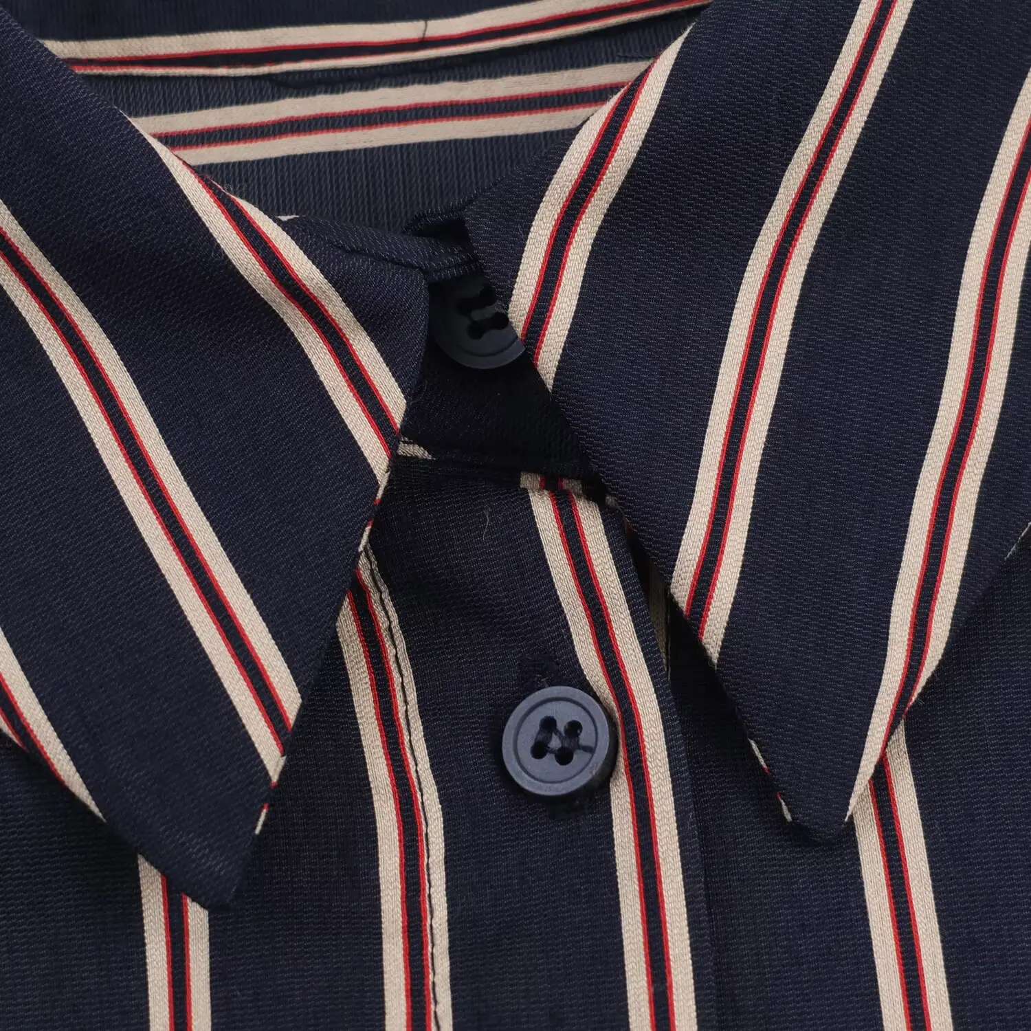 Women's Casual Striped Shirt Long Sleeve Lazy Style Spring Autumn New Fashion OL Female Universal Trendy Button Up Blouses Top