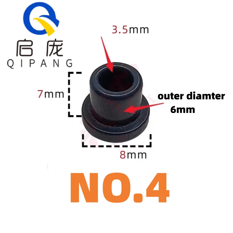 Qipang-Ceramic Porcelain Head Coil Máquina De Cordas De Porcelana, Olho Abrasivo Ilhó De Cerâmica, 20Pcs, Resistente Ao Desgaste