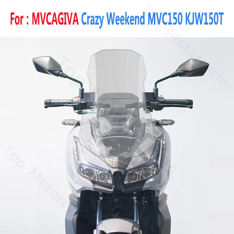 For MVCAGIVA Crazy Weekend KJW150T MVC150 MVC 150ADV 150 ADV Motorcycle Screen Windshield Windscreen Wind Deflectors Visor Viser