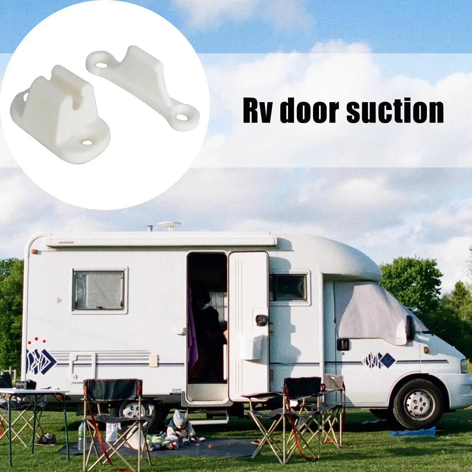 Caravan Door Catch Retainer Holder Camping Trailer Motorhome Boat Door Lock Stopper Clip Latch Campers Accessories