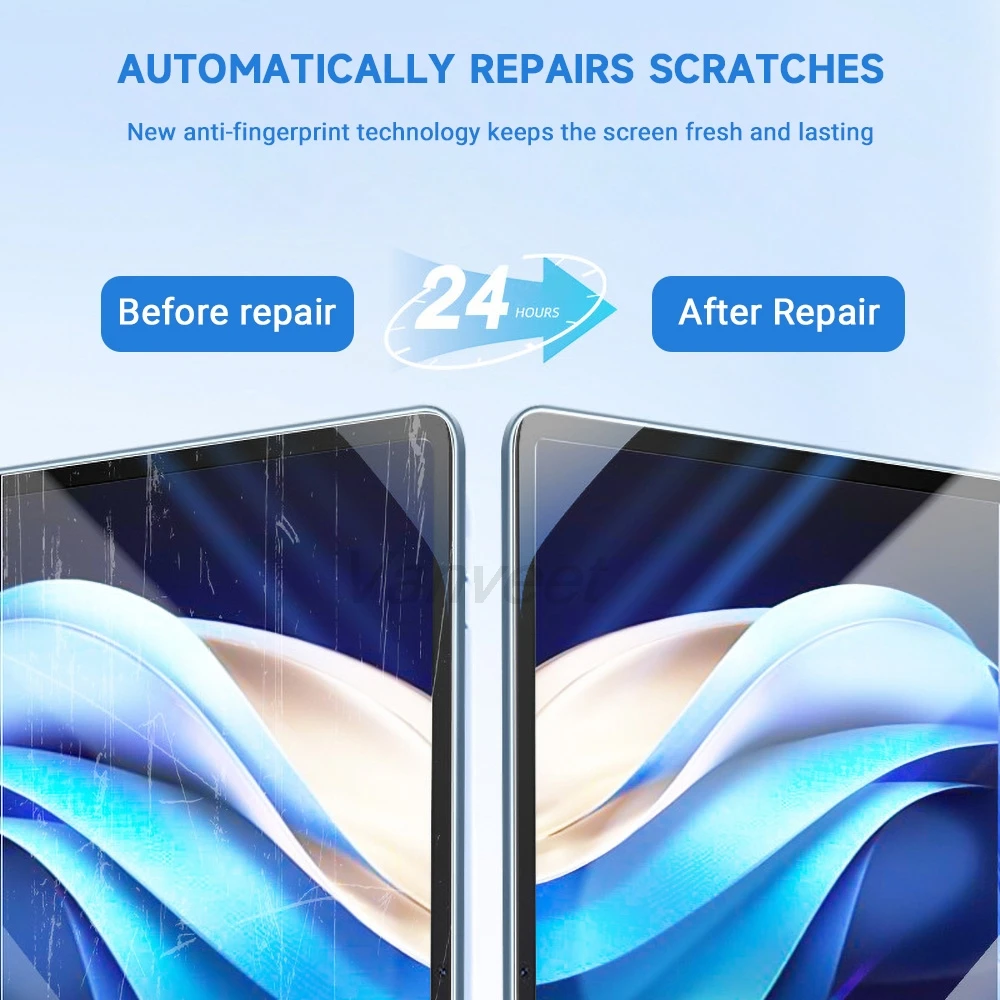 واقي شاشة محدد موقع الفيلم هيدروجيل لجهاز iPad Pro 11 9.7 (2016) Air 11 2 4 5 10.9(2022) 1 iPad 10.2 (2019)(2021) (2015) 11 بوصة