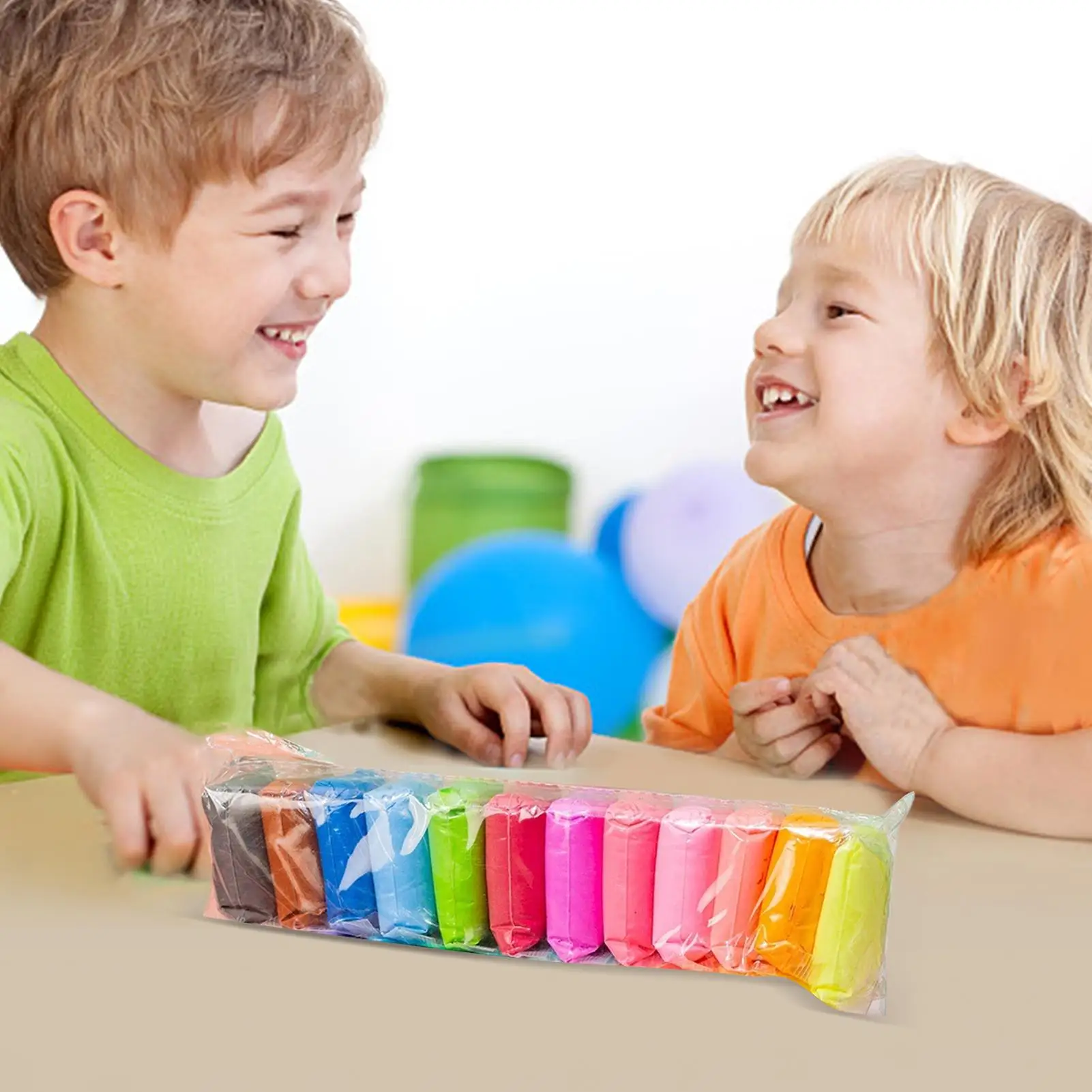 12/24/36pcs Color Clay Air-dried Clay Set Children DIY Crafts Ultra Light Plastic Clay With Carving Tools Home School Learning