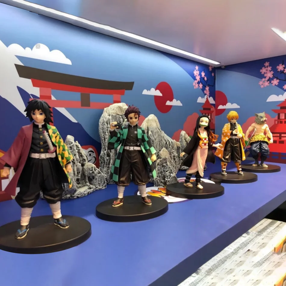 Figura de Anime Demon Slayer, Kamado Tanjirou, Nezuko, Figuras de Acción, Juguetes Coleccionables, Figura de Zenitsu, Inosuke, Kimetsu No Yaiba