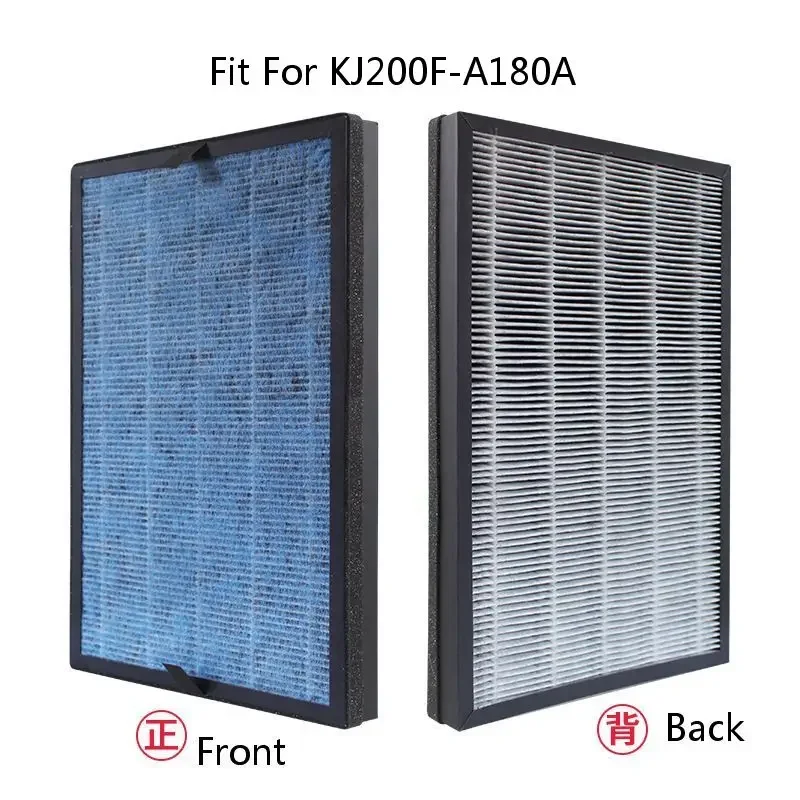 High-efficiency composite activated carbon filter element for Haier air purifier KJ200F-A180A 415*270*40mm