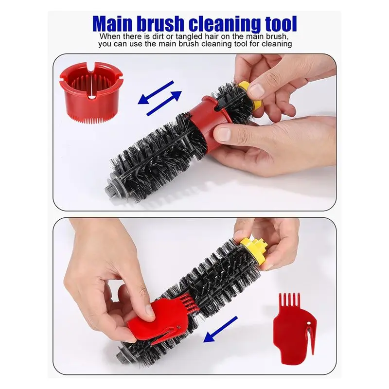 

CYCLI-Replacement Brushes For Irobot Roomba 600 Series 605 606 610 615 616 620 621 625 630, Brush Accessory Kit, Filter