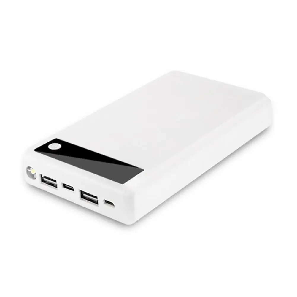 Practical with Strong Flashlight Power Bank Shell Welding-free 6 X 18650 Battery Charger Case DIY Box Fast Charging