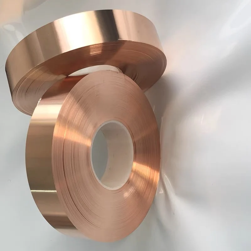 1m Wide Pure Copper Strips/Foils (5-30mm) - 0.1-2mm Thickness, Suitable for DIY Handicrafts & Electrical Use