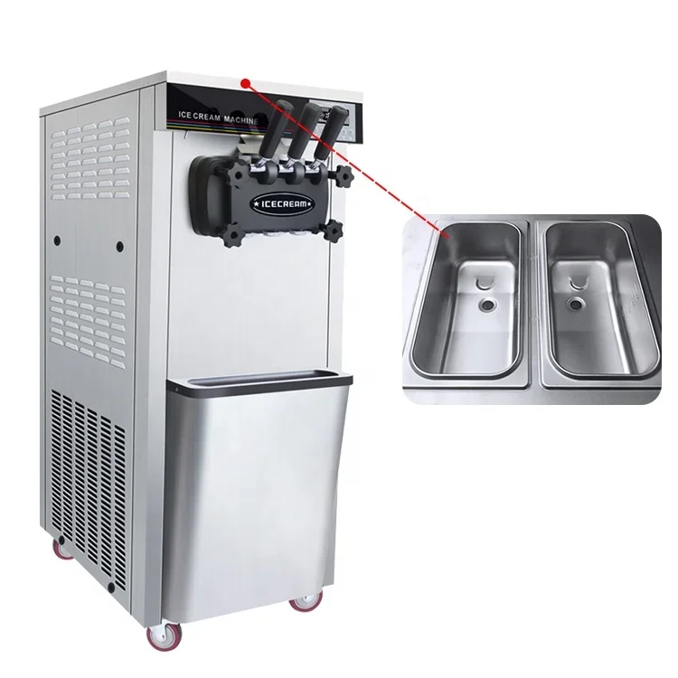 

Stainless Steel Ice Cream Machine