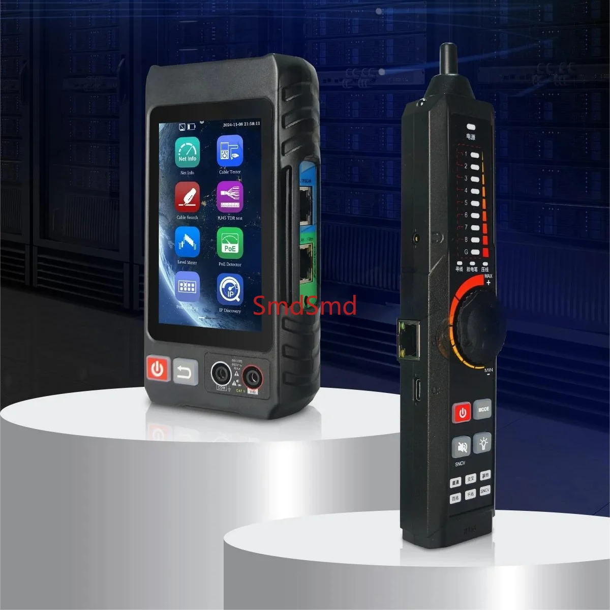 LT-600 Series Network Cable Tester RJ45 Tester Lan Tester 4 Inch IPS Touch Screen Tool Kit
