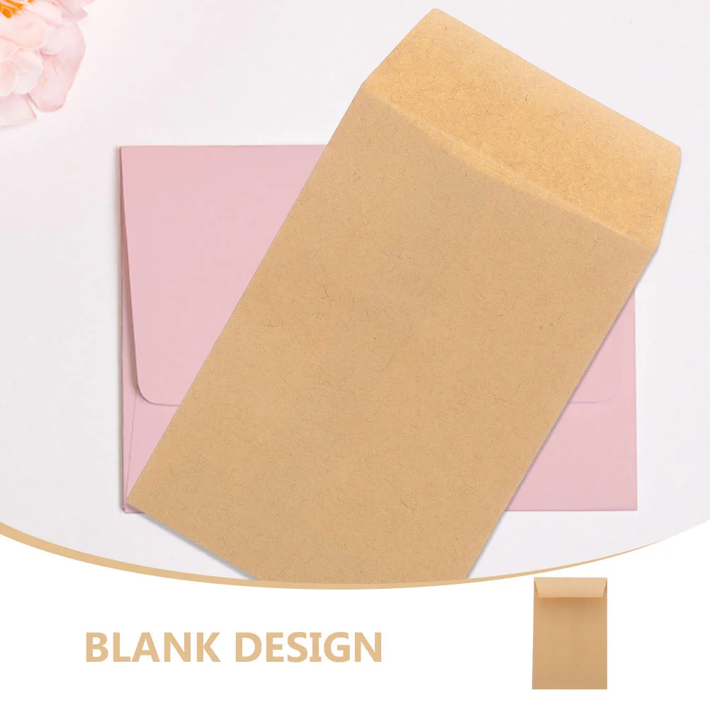120 Pcs Seed Envelope Envelopes for Seeds Chinese Style Storage Blank Kraft Paper Small