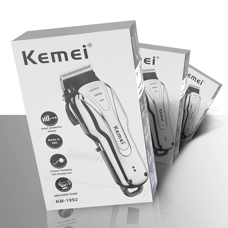 Hair Clipper Barber Shop Salon Kemei Professional Pro Kemel Barttrimmer Haircut Machine for Shave Hairs Mans Keimei Mens Trimmer