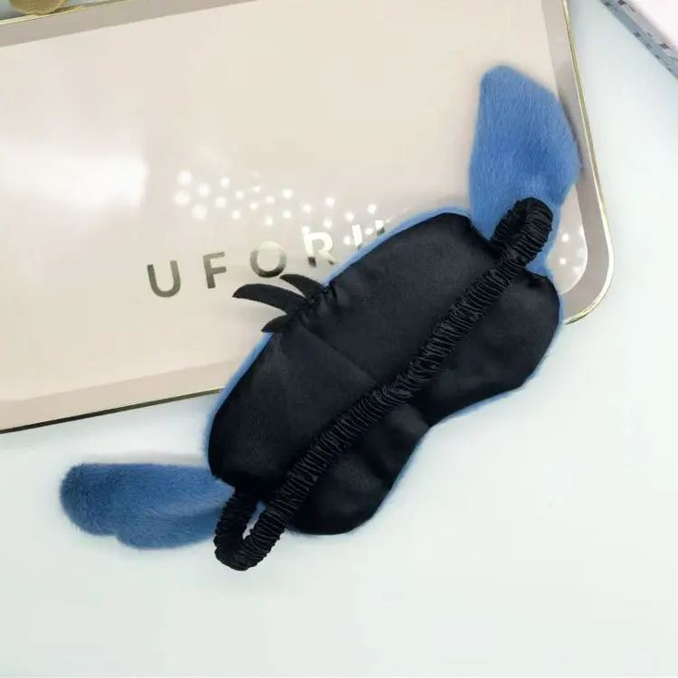 Disney simpatico maschera per gli occhi per il sonno cappuccio da viaggio per cartoni animati studenti uomini e donne allevia l'affaticamento degli occhi maschera per gli occhi traspirante in peluche