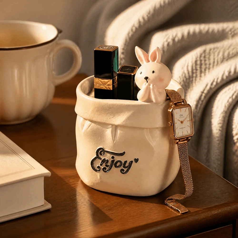 Animal Shaped Pen Holder Creative Design Plastic Desktop Stationery Organizer Sturdy Construction Multifunctional Pencil Cup