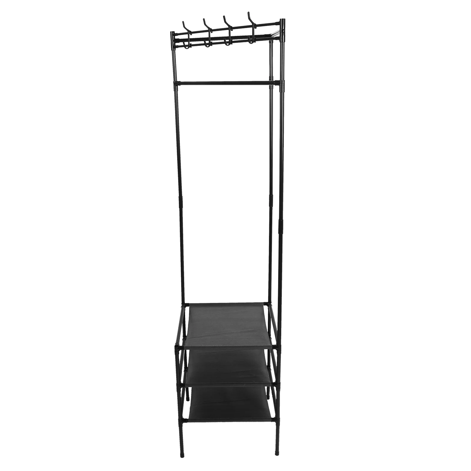 

Corner Coat Rack Bedroom Storage Holder Garment Clothing Metal Clothes Handbags Standing for Display Scarves Hangers