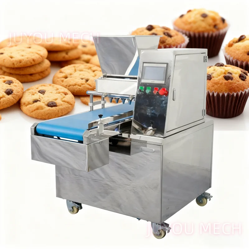 Commercial Cupcake Filling Maker Jenny Bakery Cookie Forming Machine Chocolate Cranberry Cookies Molding Shaping Machine