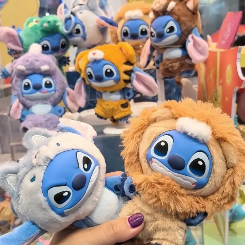 

НОВЫЙ ГОРЯЧИЙ Ститч Дикие Животные Серия Слепая Коробка Виниловые Плюшевые Подвески Игрушки Милая Мультяшная Фигурка Куклы Сумка Подвеска Таинственная Коробка Подарки