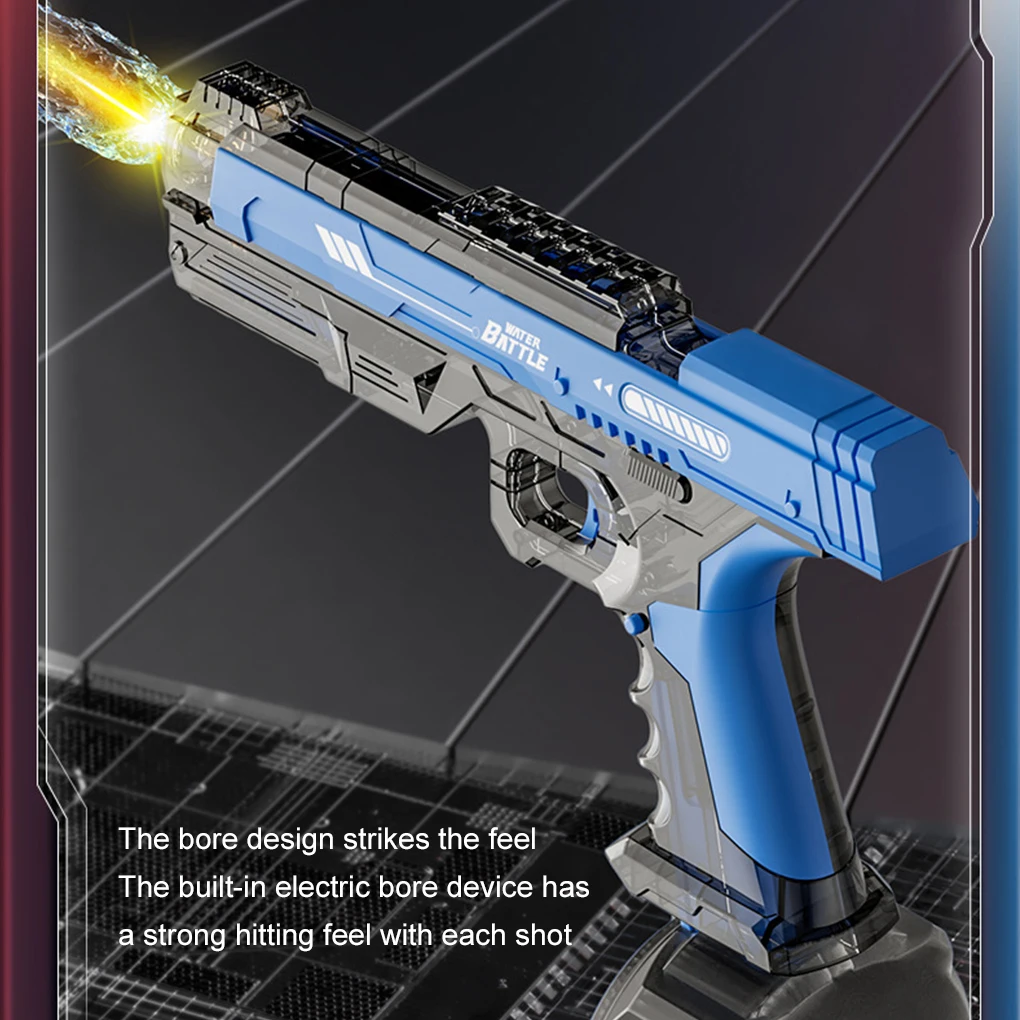 물총 어린이 대화 형 물 장난감 물 스프레이 총 여름 선물 장난감 조명 뒷좌석 연속 화재 물총 장난감