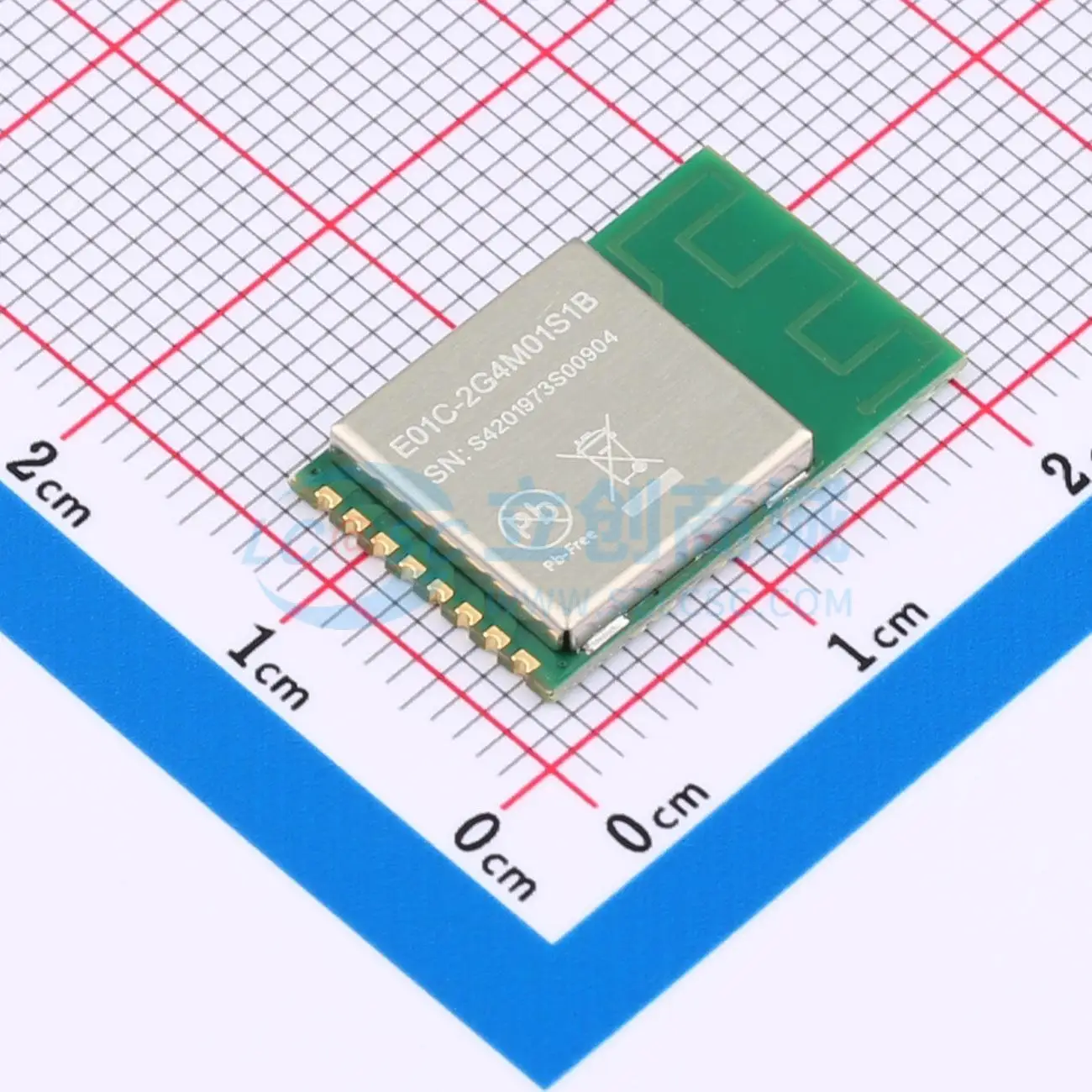15pcs E01C-2G4M01S1B SMD 19x12mm 2.4GHz RF Wireless Communication Module