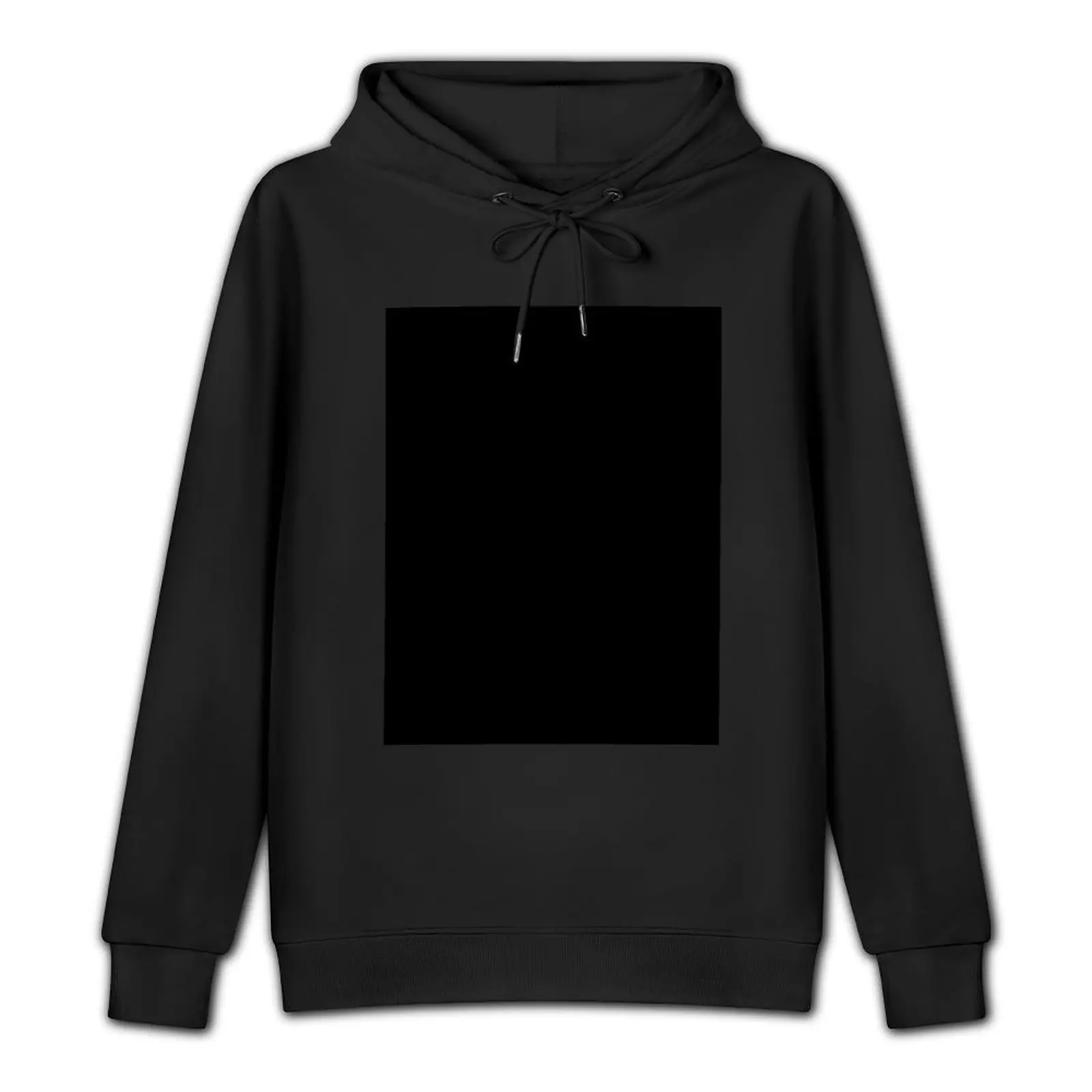 Absolute Black Solid Color #000000 Pullover Hoodie men clothes oversized hoodie