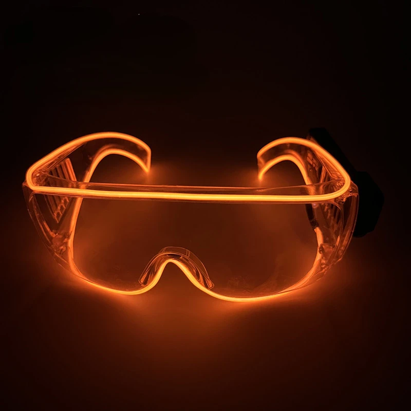 Cool EL luminescent glasses LED goggles bar jumping equipment KTV carnival night birthday party atmosphere props